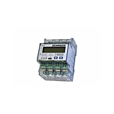 MGX fogyasztásmérő 1A/5A, 3P, 2 tarifa, MID