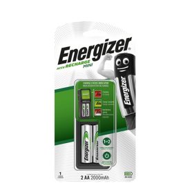 Energizer AkkuTöltő MINI + 2db 2000mAh R2U AA