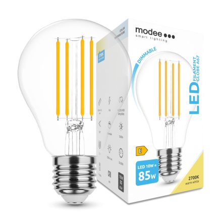 Modee LED Izzó Filament A67 10W E27 360° 2700K (1350 lumen) dimm. ERP