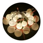 Modee Karácsonyi LED Füzér Plastic Elemes C1015 (10LED/1,35m/15cm) warm