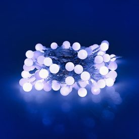   Modee Karácsonyi LED Füzér Berry Plastic Adapteres (100LED/10m/10cm) cold