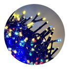 Modee Karácsonyi LED Füzér Plastic Adapteres C2018 (384LED/2,1m) multicolor