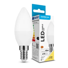   Modee Lighting LED Izzó Gyertya (Candle) 4,9W E14 200° 2700K (470 lumen) ERP