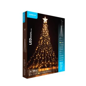   Modee Karácsonyi LED Dekoráció Adapteres C3000 (300LED/3m) warm
