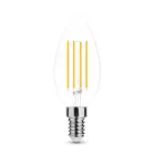 Modee LED Izzó Filament Gyertya C35 7W E14 360° 2700K (806 lumen) dimm. ERP