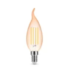Modee LED Filament Amber Gyertya FL C35 4W E14 320° 1800K (360 lumen) dimm. B2