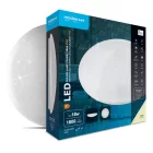 Modee Mennyezeti LED Lámpa IP44 18W 4000K D260x70mm Csillagos (1800 lumen) ERP