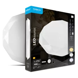   Modee Mennyezeti LED Lámpa 24W 3CCT D400x70mm + rem. R101 (3000 lumen) ERP