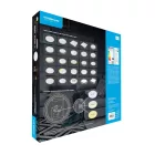 Modee Mennyezeti LED Lámpa (switch) 36W 3CCT D500x80mm SW2 (3900 lumen) ERP