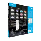 Modee Mennyezeti LED Lámpa CLB1WH 26+6W 3CCT+RGB D320mm +rem (1900 lumen) ERP