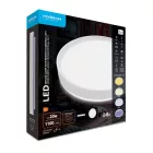 Modee Mennyezeti LED Lámpa CLF1 20W 3CCT+RGB D300mm + rem (1100 lumen) ERP