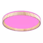Modee Mennyezeti LED Lámpa CLG1W 30W 3CCT+RGB D390mm +rem (2000 lumen) ERP wood