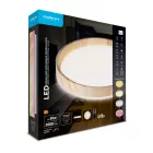 Modee Mennyezeti LED Lámpa CLG1W 30W 3CCT+RGB D390mm +rem (2000 lumen) ERP wood
