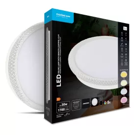   Modee Mennyezeti LED Lámpa CLH1 30W 3CCT+RGB D395mm +rem (1700 lumen) ERP