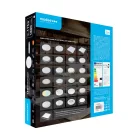 Modee Mennyezeti LED Lámpa 18W 4000K D260x55mm S-C105 Csillagos (1800 lumen) ERP