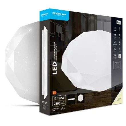 Modee Mennyezeti LED Lámpa 24W 4000K D330x60mm S-D105 Csillagos (2500 lumen) ERP