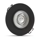 Modee LED Mélysugárzó Kerek 4,8W 4000K IP20 D80xH32mm ROT (420 lumen) fekete ERP