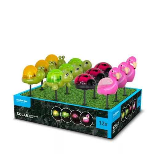   Modee Lighting LED Szolár Napelemes Dekor Lámpa DS002 (12db/display)