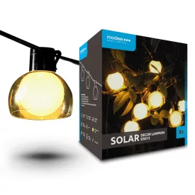   Modee Lighting LED Szolár Napelemes Dekor Lampion 8db 4,4m DS013