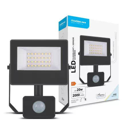 Modee Lighting LED Reflektor A3-series + Sensor 20W 120° 6000K (2000 lumen) ERP