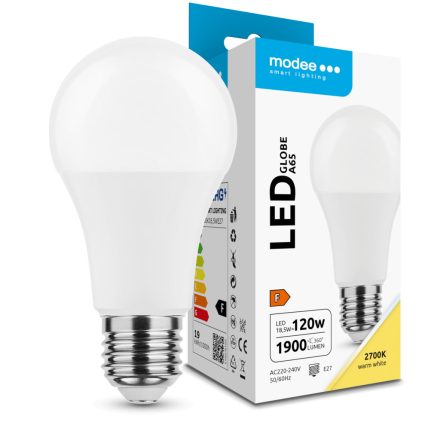 Modee Lighting LED Izzó Globe A65 18,5W E27 200° 2700K (1900 lumen) ERP