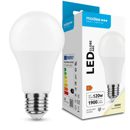 Modee Lighting LED Izzó Globe A65 18,5W E27 200° 4000K (1900 lumen) ERP