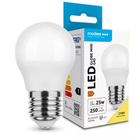   Modee Lighting LED Izzó Globe Mini G45 2,9W E27 200° 2700K (250 lumen) ERP