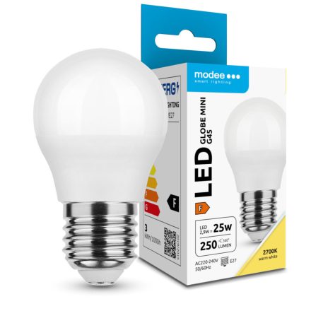 Modee Lighting LED Izzó Globe Mini G45 2,9W E27 200° 2700K (250 lumen) ERP