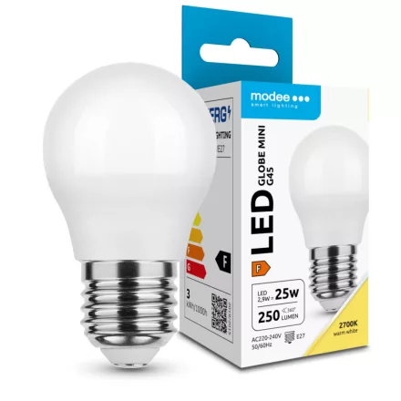 Modee Lighting LED Izzó Globe Mini G45 2,9W E27 200° 2700K (250 lumen) ERP