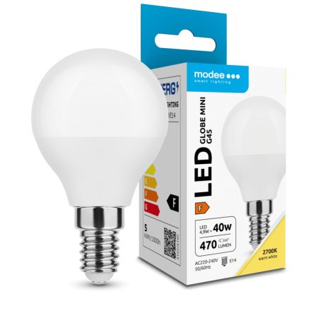 Modee Lighting LED Izzó Globe Mini G45 4,9W E14 200° 2700K (470 lumen) ERP