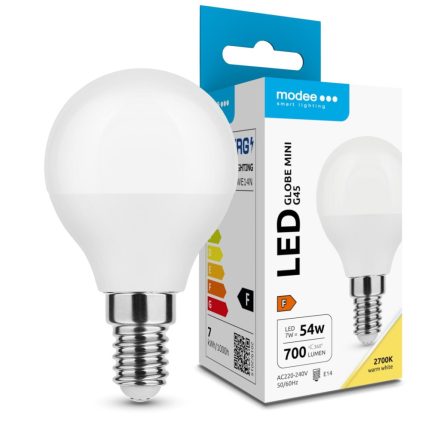 Modee Lighting LED Izzó Globe Mini G45 7W E14 200° 2700K (700 lumen) ERP