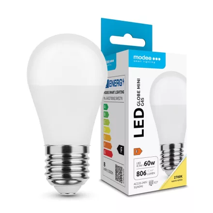 Modee Lighting LED Izzó Globe Mini G45 8,5W E27 200° 2700K (806 lumen) ERP