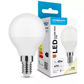   Modee Lighting LED Izzó Globe Mini G45 4,9W E14 200° 4000K (470 lumen) ERP