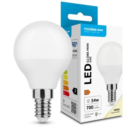 Modee Lighting LED Izzó Globe Mini G45 7W E14 200° 4000K (700 lumen) ERP