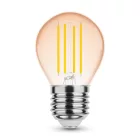 Modee LED Izzó Filament Amber Globe Mini G45 4W E27 320° 1800K (360 lumen)