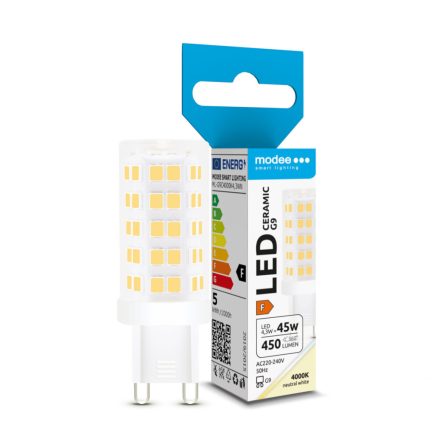 Modee Lighting LED Izzó G9 Ceramic 4,3W 4000K (450 lumen) ERP