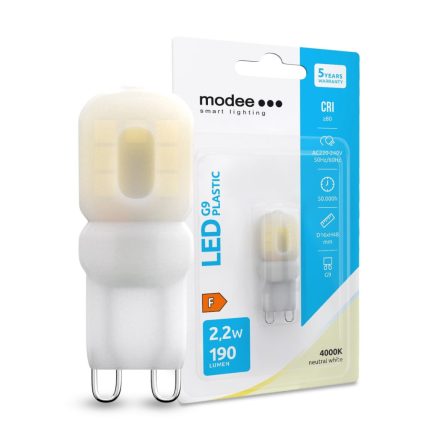 Modee Lighting LED Izzó G9 Plastic 2,2W 4000K (190 lumen) B1