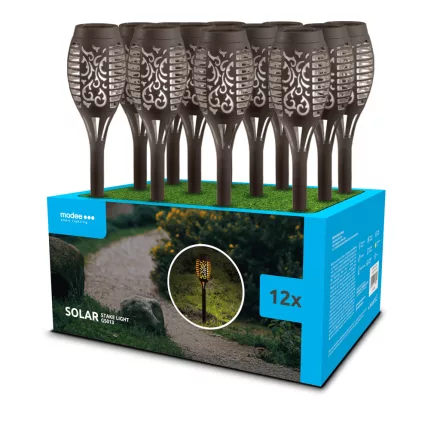 Modee Lighting LED Szolár Napelemes Leszúrható Lámpa GS013 (50cm) (12db/display)