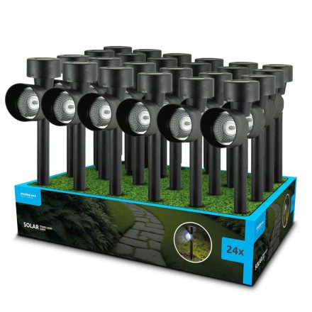 Modee Lighting LED Szolár Napelemes Leszúrható Lámpa GS021 (33cm) (24db/display)