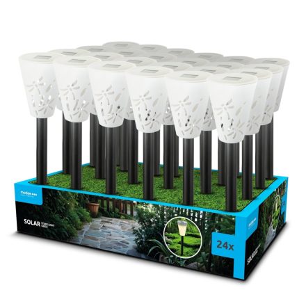 Modee Lighting LED Szolár Napelemes Leszúrható Lámpa GS023 (35cm) (24db/display)