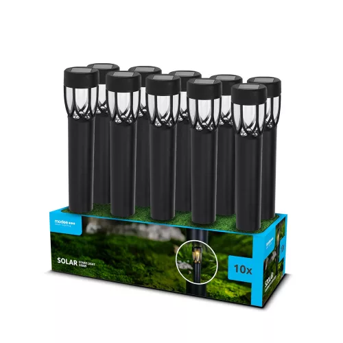   Modee Lighting LED Szolár Napelemes Leszúrható Lámpa GS039 (40cm) (10db/display)