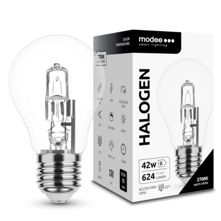 Modee Smart Lighting ECO Halogén Izzó Classic 42W E27 (624 lumen)