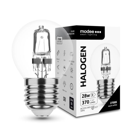 Modee Smart Lighting ECO Halogén Izzó Classic Mini 28W E27 (370 lumen)