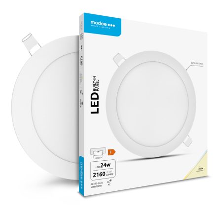 Modee LED Panel Kerek - Beépíthető A2-series 24W 4000K (2160 lumen) ERP