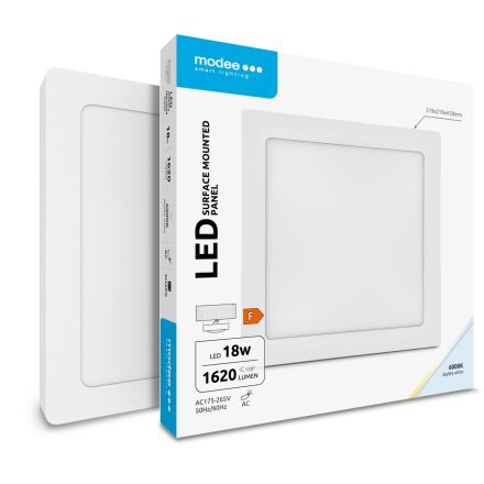 Modee LED Panel Négyzet - Felszerelhető A2-series 18W 6000K (1620 lumen) ERP