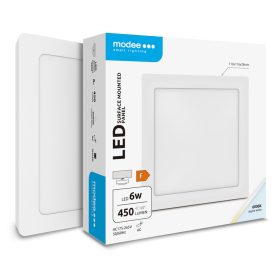   Modee Lighting LED Panel Négyzet - Felszerelhető 6W 6000K (450 lumen) A-series