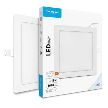 Modee LED Panel Négyzet - Beépíthető A2-series 18W 6000K (1620 lumen) ERP