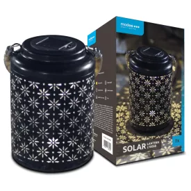   Modee Lighting LED Szolár Napelemes Lámpás LT005B (H26x17x17cm) fekete