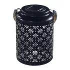 Modee Lighting LED Szolár Napelemes Lámpás LT005B (H26x17x17cm) fekete