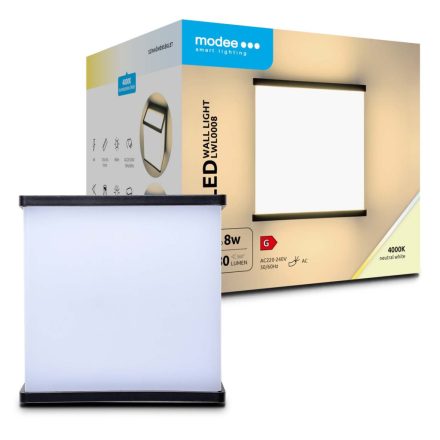 Modee LED Fali Lámpa (LWL0008) 8W IP65 120x120x92mm 4000K (680 lumen)